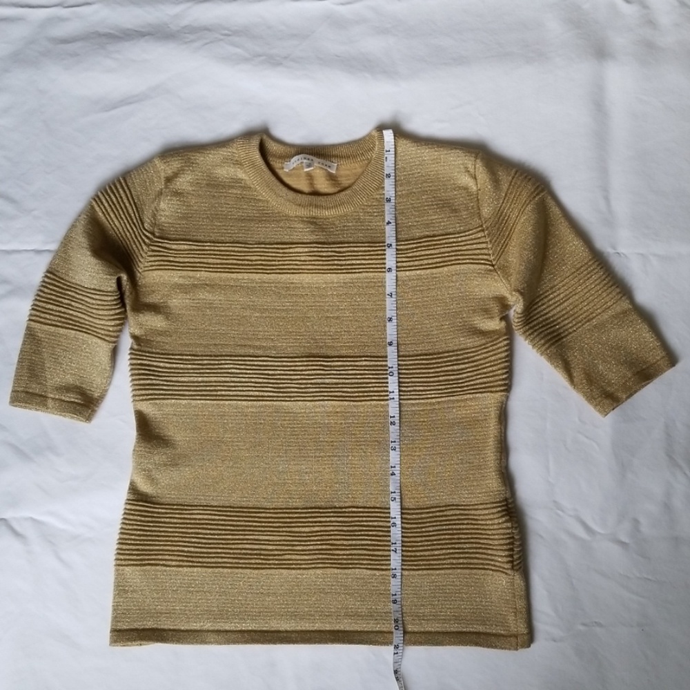 Endless Rose glittery knit top short sleeve Small - Picture 4 of 8